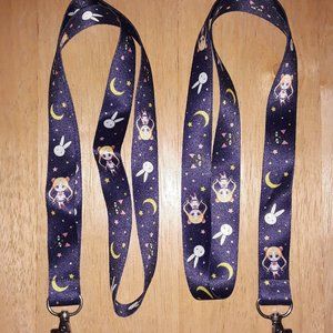 2 Japan Anime Sailor Moon Purple Lanyard B